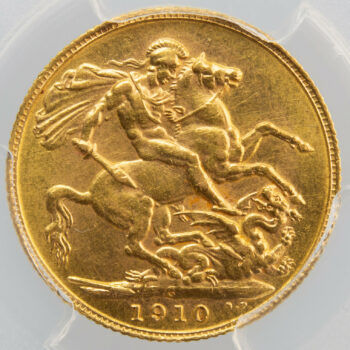 Canada Edward VII Souverain or 1910