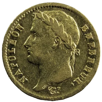 Napoléon I 20 francs or 1808 Paris