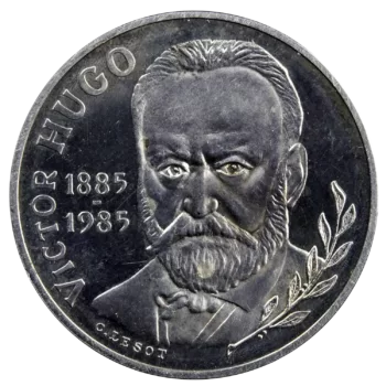 10 francs Victor Hugo en argent 1985