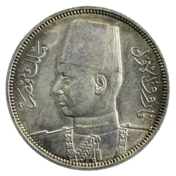 Egypte Farouk 5 piastres 1939