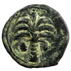 Zeugitanie Carthage bronze palmier à 4 branche