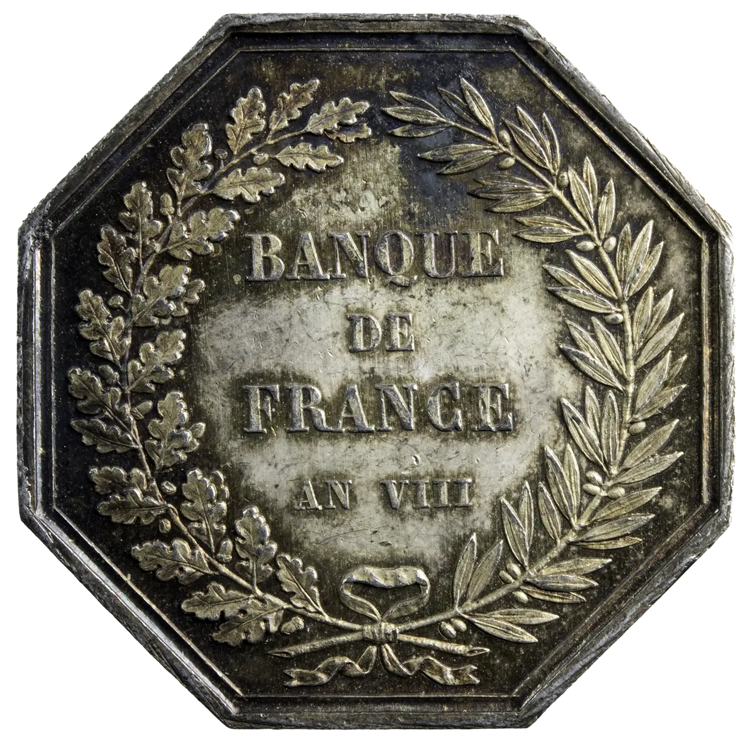 Banque de France jeton en argent - Image 2