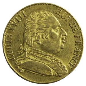 Louis XVIII 20 francs 1815 Londres