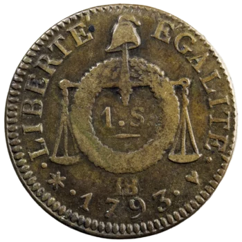 Convention sol à la balance 1793 Besançon