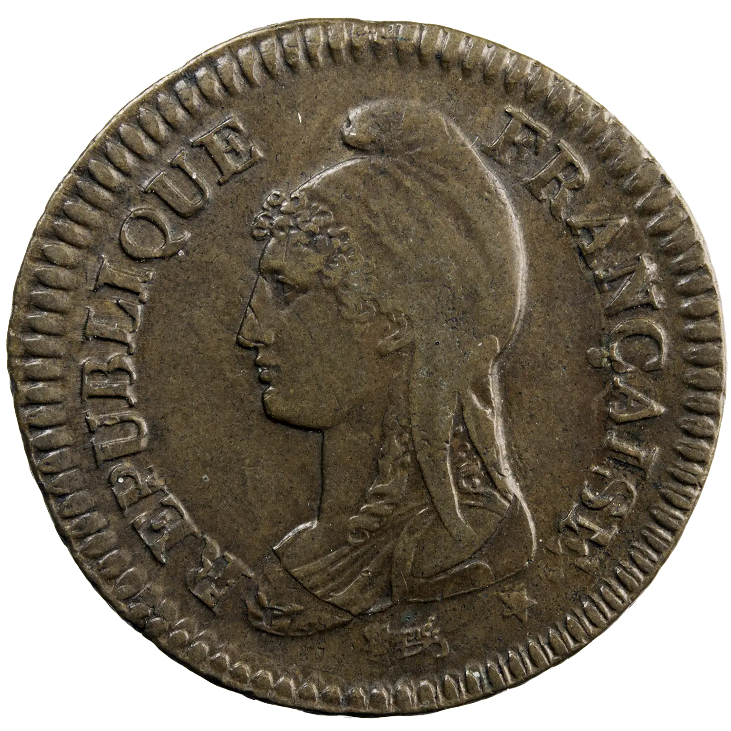 Directoire un décime An 5 Paris