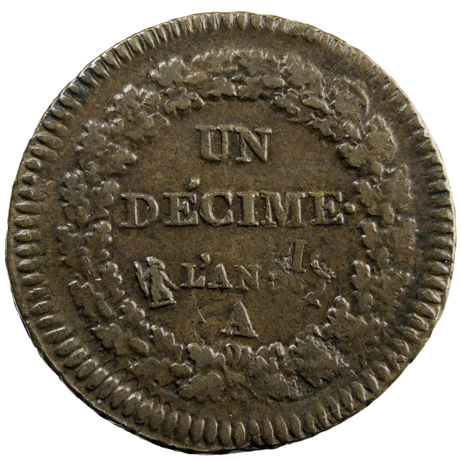 Directoire un décime An 5 Paris – Image 2