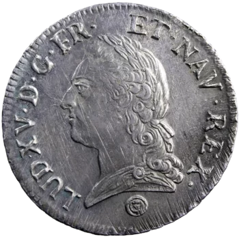 Louis XV écu la vieille tête 1774 Perpignan