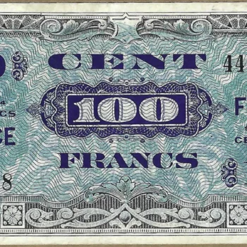 Billet 100 francs France 1944