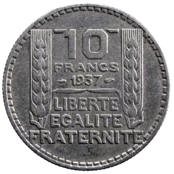 III république 10 francs Turin 1937