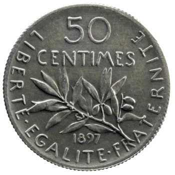 III république 50 centimes 1897