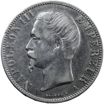 Napoléon III AR 5 francs 1855 A