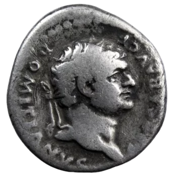 Domitien cesar denier COS V