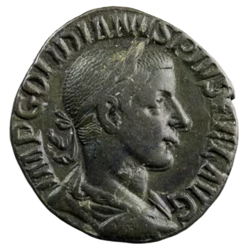 Gordien III sesterce AETERNITATI AVG