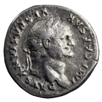 Vespasien denier COS VIII