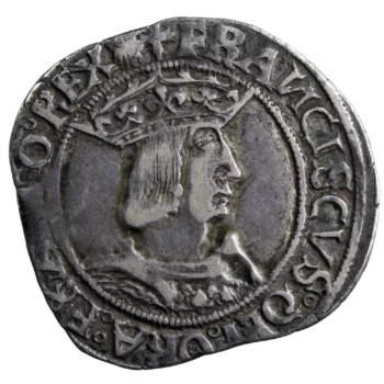 Francois I demi teston frappé à Dijon