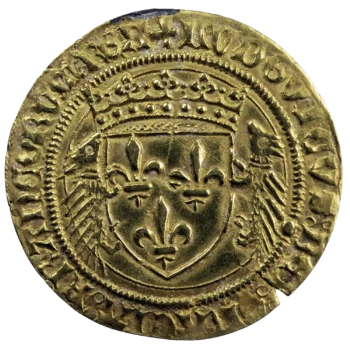 Louis XII écu d'or au porc épic frappé à Limoges