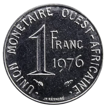 West African States Essay 1 Franc 1976