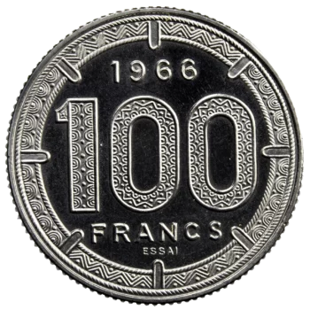 Equatorial Africa 100 franc test 1966