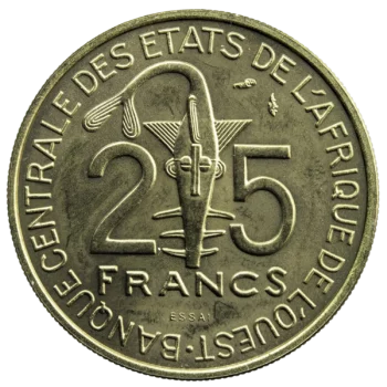 West Africa essay 25 francs 1980