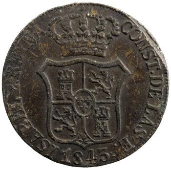 Catalogne 6 quartos 1843