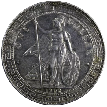 Grande Bretagne trade dollar 1902 Bombay