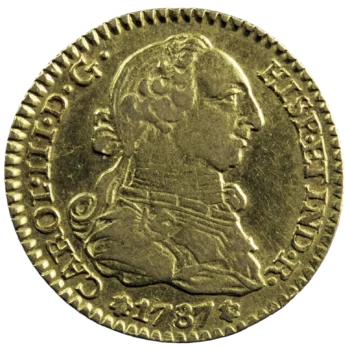 Spain Carlos III escudo 1787 Sevilla