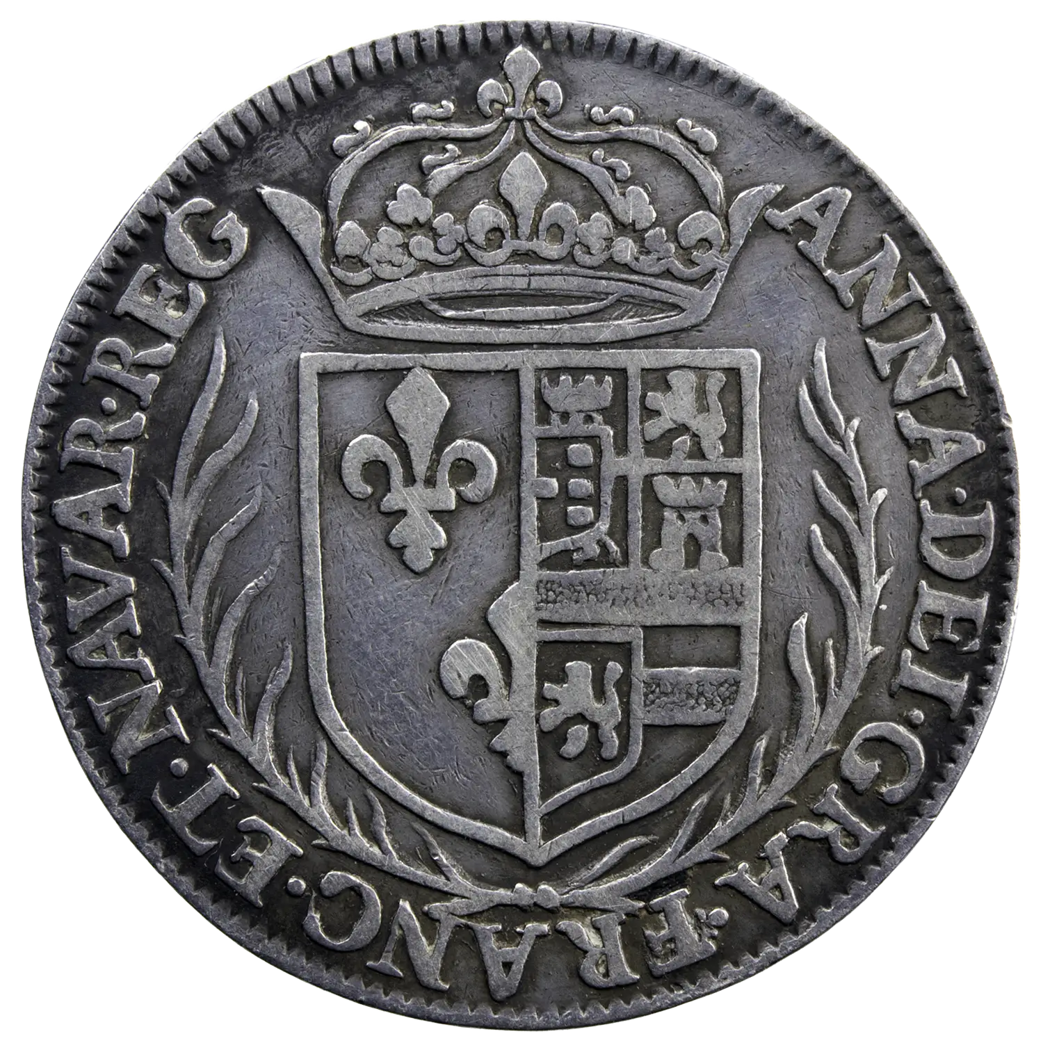 Anne d'Autriche jeton en argent 1641