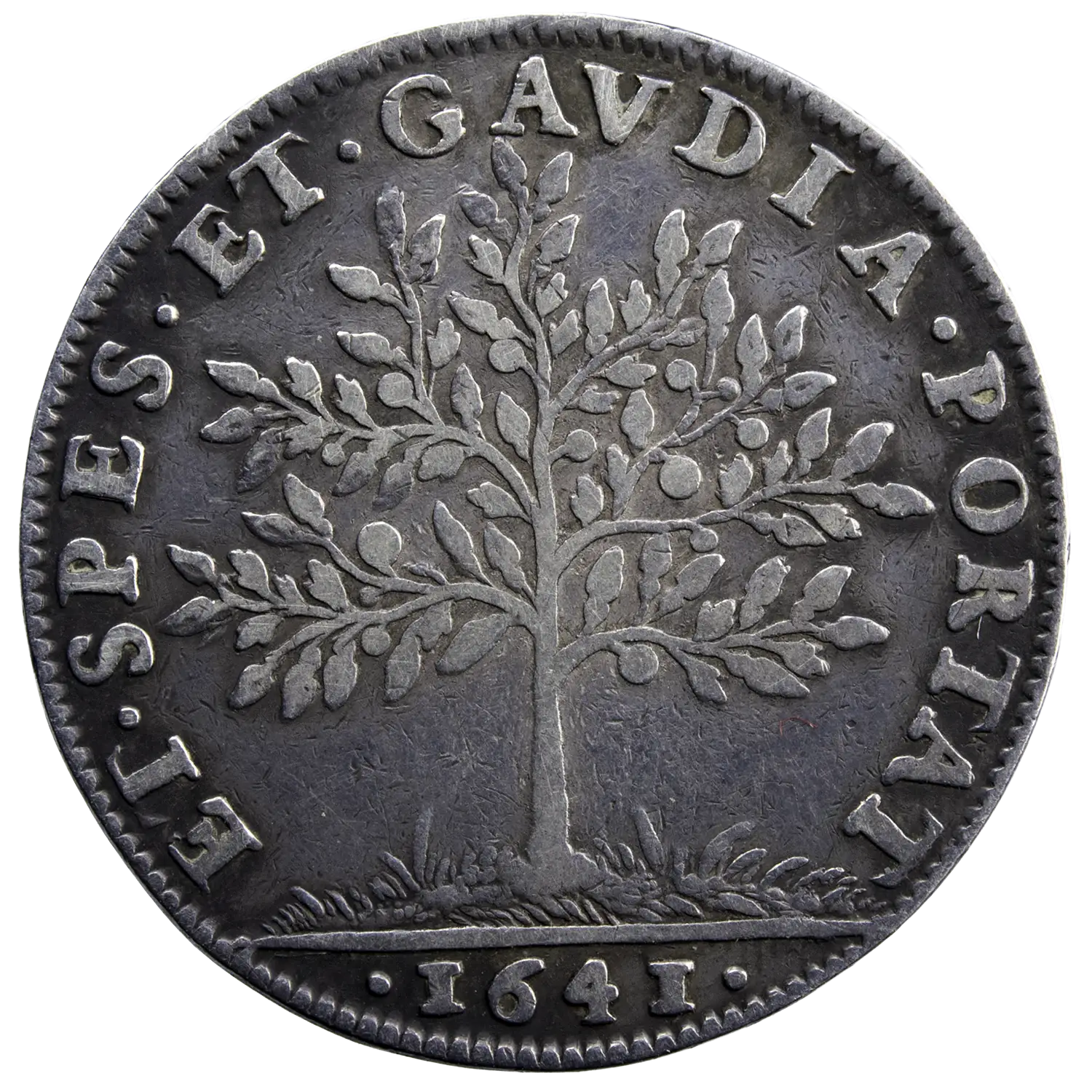 Anne d'Autriche jeton en argent 1641 – Image 2