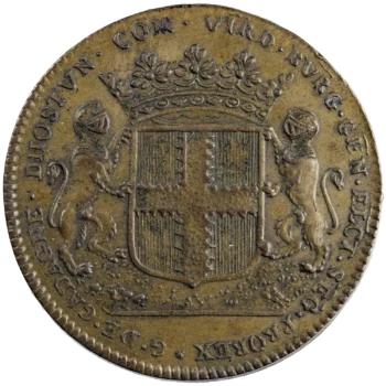 Etats de Bourgogne de Gadagne d'Hostun jeton 1695