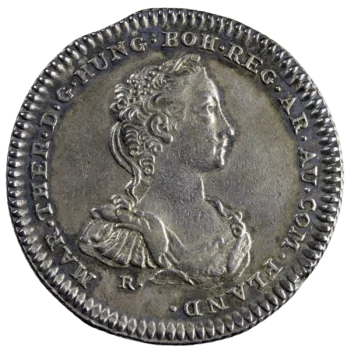 Flandre Courtrai Marie Therese jeton 1745