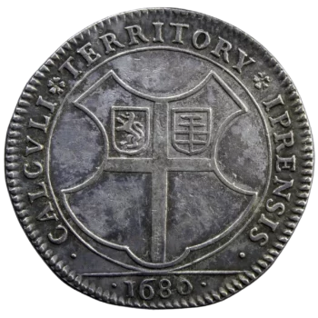 Louis XIV token 1680 for Ypres