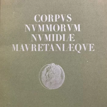Mazard Corpus Nummorum Numidiae reliure toile