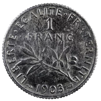 III république 1 franc 1903
