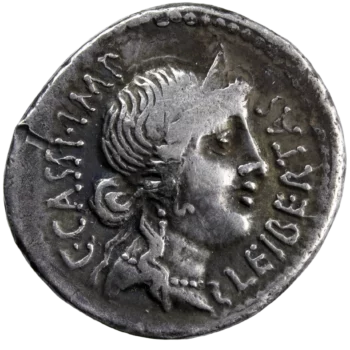 Cassius denier Smyrne -42