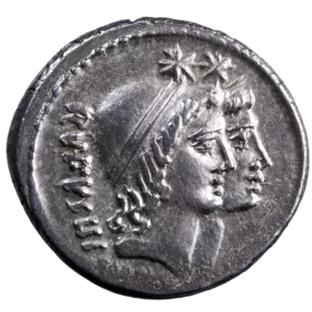 Mn. Cordius Rufus AR denarius 46 BC