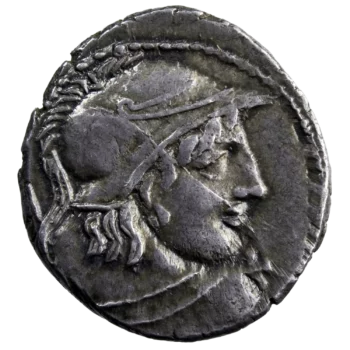 Cn. Lentulus Clodianus AR denarius 88 BC