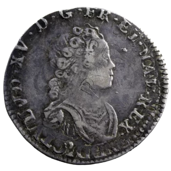 Louis XV dixième d'écu Vertugadin 1716 Lyon