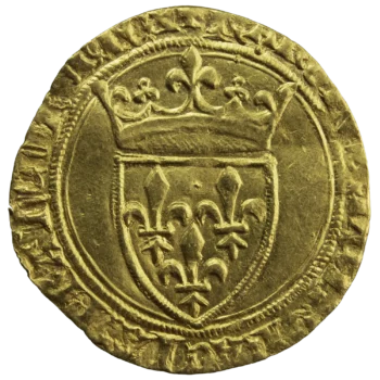Charles VI AV ecu d'or Romans mint