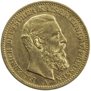 Prusse Frederic III 20 Mark 1888 A