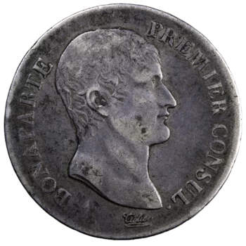 Consulate 5 francs Year 12 Paris