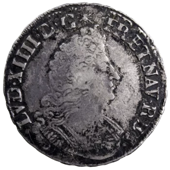 Louis XIV demi-écu aux Palmes 1694 Tours